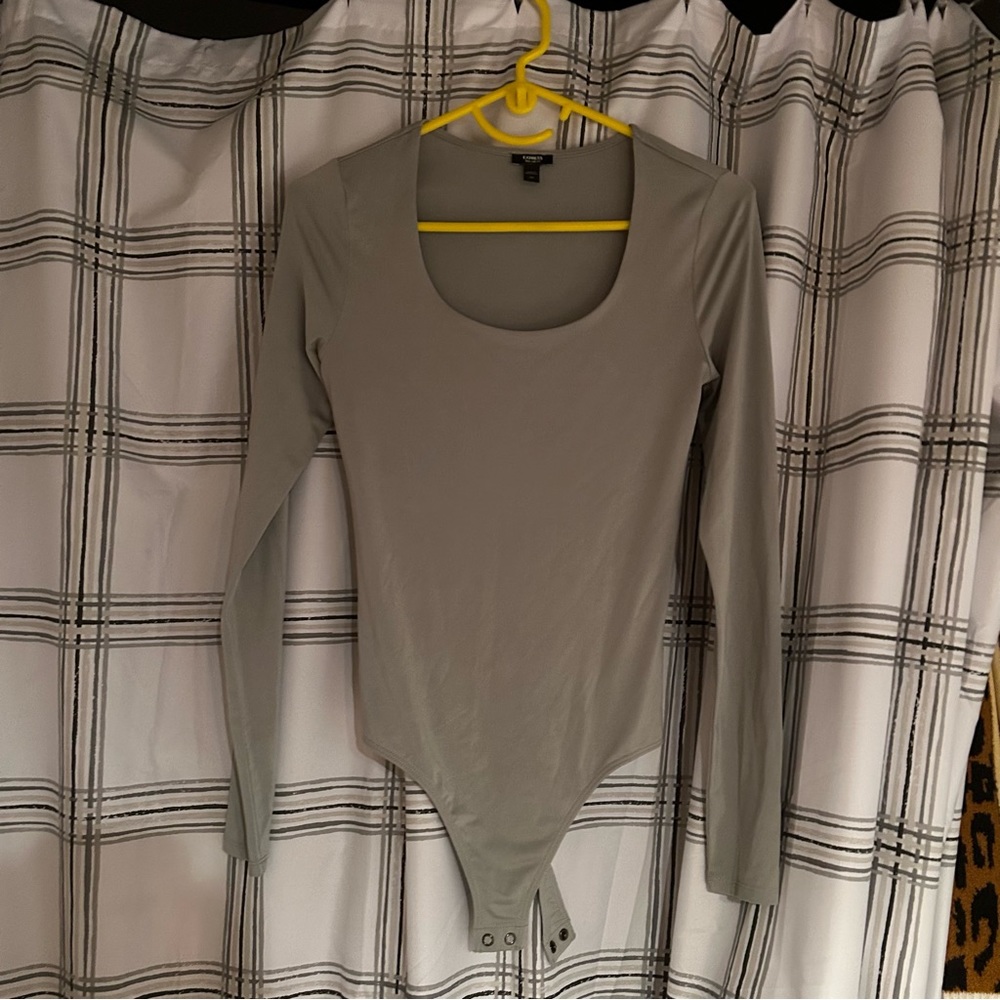 Express Sage Green Bodysuit